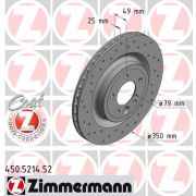 Слика 1 $на Кочионен диск ZIMMERMANN SPORT BRAKE DISC COAT Z 450.5214.52