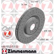 Слика 1 на кочионен диск ZIMMERMANN SPORT BRAKE DISC COAT Z 460.1553.52