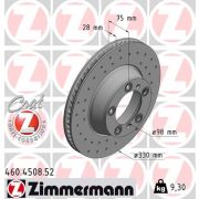 Слика 1 $на Кочионен диск ZIMMERMANN SPORT BRAKE DISC COAT Z 460.4508.52