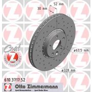 Слика 1 $на Кочионен диск ZIMMERMANN SPORT BRAKE DISC COAT Z 610.3717.52