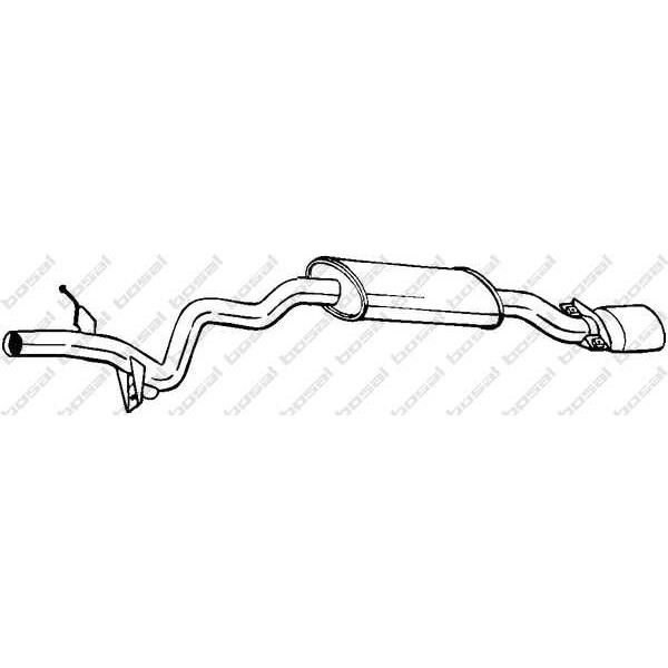 Слика на краен издувен лонец BOSAL 281-875 за BMW 3 Coupe E92 320 d - 197 коњи дизел