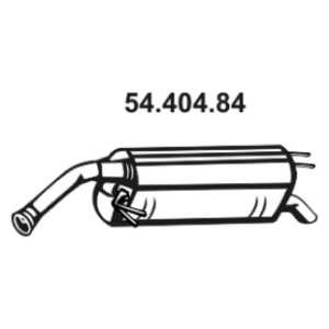 Слика на краен издувен лонец EBERSPACHER 54.404.84 за Kia Picanto Hatchback (BA) 1.0 - 61 коњи бензин
