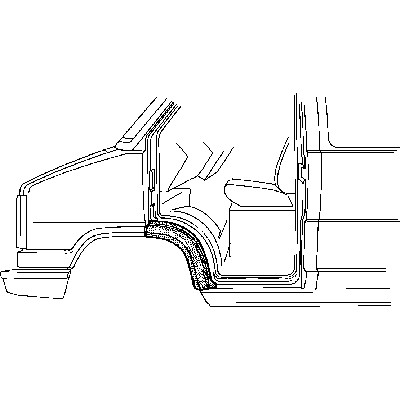 Слика на крило VAN WEZEL 1745156 за Fiat Ducato BOX 280 2.0 - 79 коњи бензин