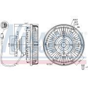 Слика 1 на кумплуг, вентилатор на ладник NISSENS 86024