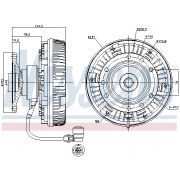 Слика 1 на кумплуг, вентилатор на ладник NISSENS 86055