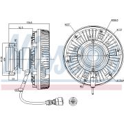 Слика 1 на кумплуг, вентилатор на ладник NISSENS 86062