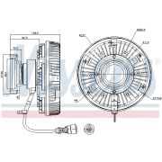 Слика 1 на кумплуг, вентилатор на ладник NISSENS 86075
