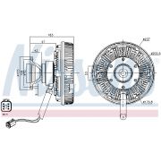 Слика 1 на кумплуг, вентилатор на ладник NISSENS 86116