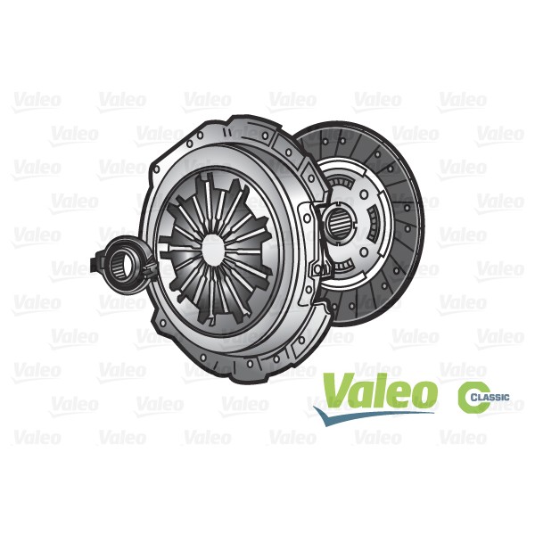 Слика на Кумплуг VALEO CLASSIC KIT3P 786024 за Renault Clio 2 1.4 (B/CB0C) - 75 коњи бензин