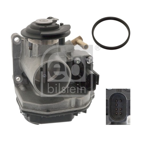 Слика на куќиште на лептир на карбуратор FEBI BILSTEIN 103834 за VW Polo 3 Variant (6kv5) 1.4 - 60 коњи бензин