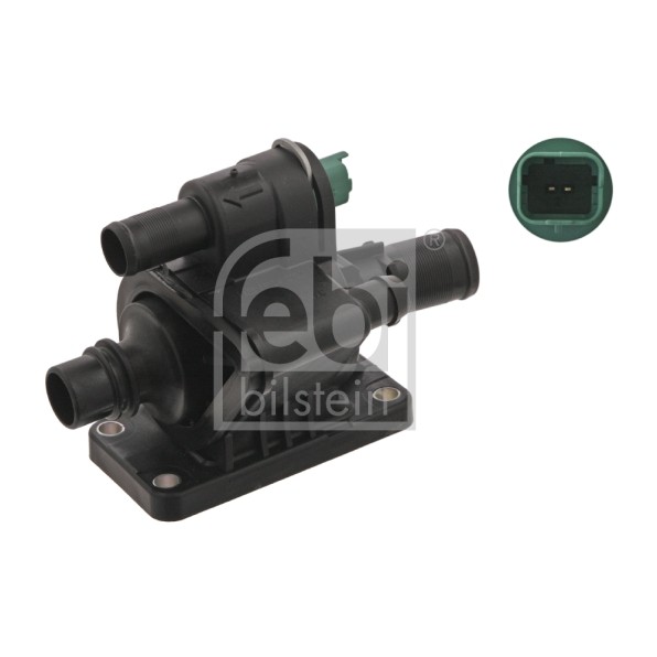 Слика на куќиште на термостат FEBI BILSTEIN 34997 за Citroen C1 PM,PN Hatchback 1.4 HDi - 54 коњи дизел