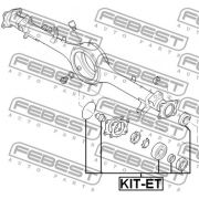 Слика 2 на лагер, полуоска FEBEST KIT-ET