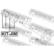 Слика 2 на лагер, полуоска FEBEST KIT-JIM