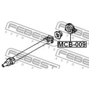 Слика 2 на лагер, среден лагер на кардан FEBEST MCB-009