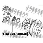 Слика 2 на Лагер главчина FEBEST DAC38730040