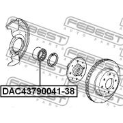 Слика 2 на Лагер главчина FEBEST DAC43790041-38