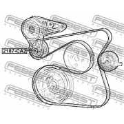Слика 2 на лагер затегач, линиски ремен FEBEST 2187-CA2