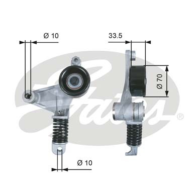 Слика на Лагер затегач, линиски ремен GATES DriveAlign® T38453