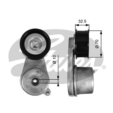 Слика на Лагер затегач, линиски ремен GATES DriveAlign® T39129