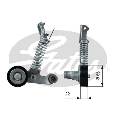 Слика на лагер затегач, линиски ремен GATES DriveAlign® T39373 за Mercedes A-Class (w176) A 200 CDI (176.008) - 136 коњи дизел