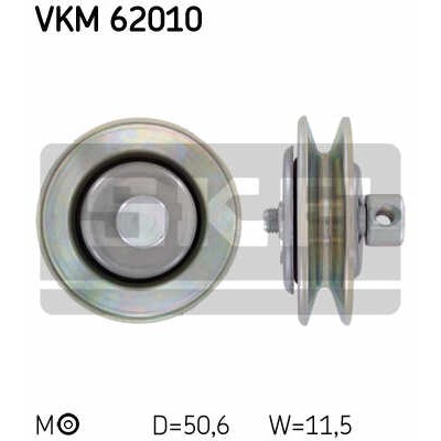 Слика на лагер затегач, ребраст ремен SKF VKM 62010 за Nissan X-Trail (T30) 2.2 Di 4x4 - 114 коњи дизел