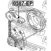 Слика 2 на Лагер затегач канален ремен FEBEST 0587-EP