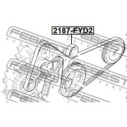 Слика 2 на Лагер затегач канален ремен FEBEST 2187-FYD2