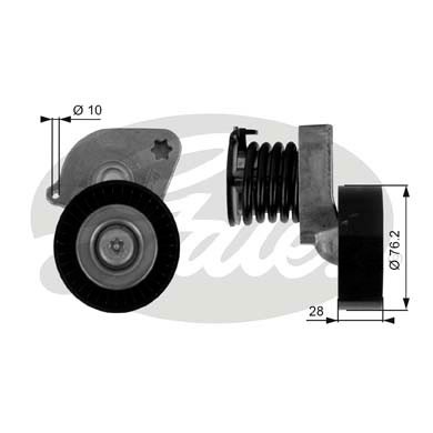 Слика на Лагер затегач канален ремен GATES DriveAlign® T38346 за Mercedes C-class Estate (s204) C 180 Kompressor (204.245) - 156 коњи бензин