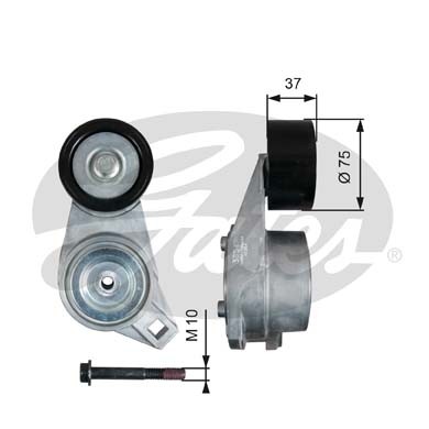 Слика на Лагер затегач канален ремен GATES DriveAlign® T38547 за камион Volvo 9700 - 460 коњи дизел