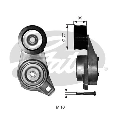 Слика на Лагер затегач канален ремен GATES DriveAlign® T38581