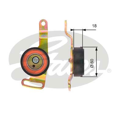 Слика на Лагер затегач канален ремен GATES DriveAlign® T39119