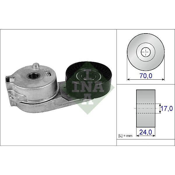 Слика на Лагер затегач канален ремен INA 534 0217 10 за CHRYSLER PACIFICA 3.5 - 253 коњи бензин