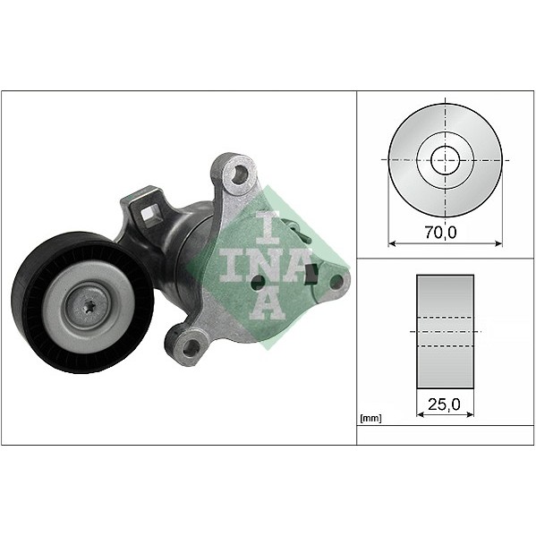 Слика на Лагер затегач канален ремен INA 534 0362 10 за Citroen C4 Picasso UD 1.8 i 16V - 125 коњи бензин