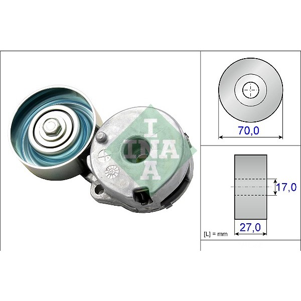 Слика на Лагер затегач канален ремен INA 534 0442 10 за Nissan Pulsar Hatchback (N17) 1.6 - 190 коњи бензин