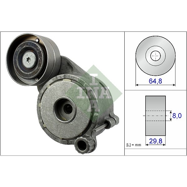 Слика на Лагер затегач канален ремен INA 534 0506 10 за Mercedes Sprinter 3-t Platform (906) 218 CDI (906.111, 906.113, 906.211, 906.213) - 184 коњи дизел