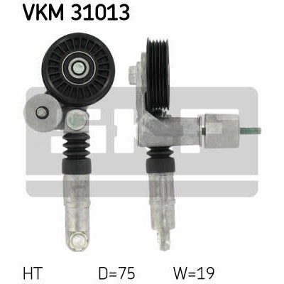 Слика на Лагер затегач канален ремен SKF VKM 31013 за Audi A4 Sedan (8D2, B5) 1.9 TDI quattro - 116 коњи дизел