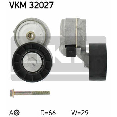 Слика на Лагер затегач канален ремен SKF VKM 32027 за Alfa Romeo 147 (937) Hatchback 1.9 JTDM 16V - 170 коњи дизел