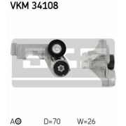 Слика 1 на Лагер затегач канален ремен SKF VKM 34108