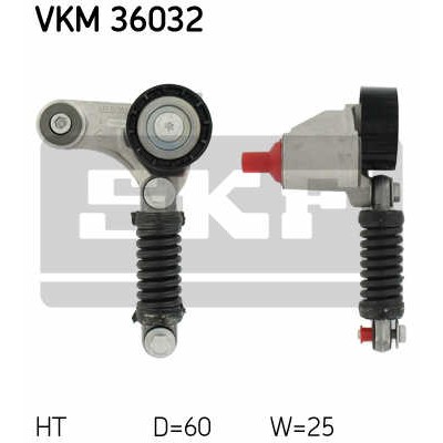 Слика на Лагер затегач канален ремен SKF VKM 36032 за Renault Megane 1 (BA0-1) 1.9 dTi (BA1U) - 80 коњи дизел