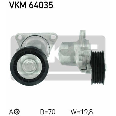 Слика на Лагер затегач канален ремен SKF VKM 64035 за Mazda 3 Saloon (BK) 2.3 - 160 коњи бензин