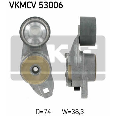 Слика на Лагер затегач канален ремен SKF VKMCV 53006 за камион Renault Magnum DXi 13 460.26 - 461 коњи дизел