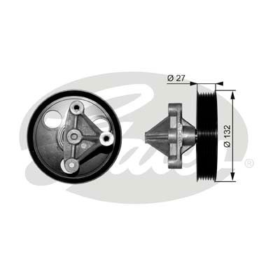 Слика на Лагер затегач лизгач канален ремен GATES DriveAlign® T36194 за Renault Clio 2 1.2 16V (BB05, BB0W, BB11, BB27, BB2T, BB2U, BB2V, CB05...) - 75 коњи бензин