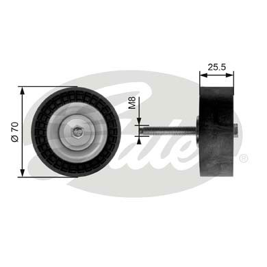 Слика на Лагер затегач лизгач канален ремен GATES DriveAlign® T36204 за Ford Mondeo 3 (B5Y) 1.8 16V - 125 коњи бензин