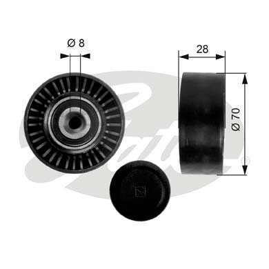 Слика на Лагер затегач лизгач канален ремен GATES DriveAlign® T36248 за Seat Exeo ST (3R5) 2.0 TDI - 143 коњи дизел