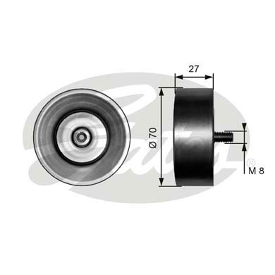 Слика на Лагер затегач лизгач канален ремен GATES DriveAlign® T36294