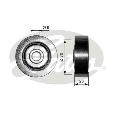 Слика на Лагер затегач лизгач канален ремен GATES DriveAlign® T36297 за BMW 3 Touring E46 330 xd - 184 коњи дизел