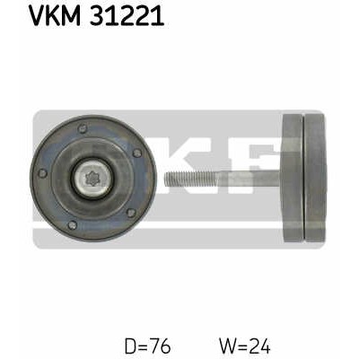 Слика на Лагер затегач лизгач канален ремен SKF VKM 31221