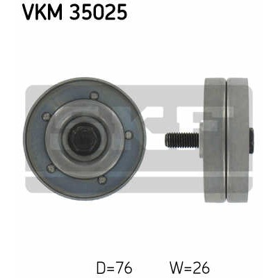 Слика на Лагер затегач лизгач канален ремен SKF VKM 35025