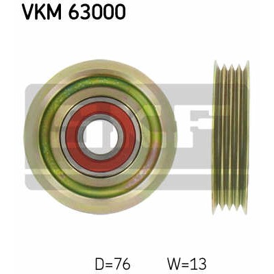 Слика на Лагер затегач лизгач канален ремен SKF VKM 63000 за Honda Civic 5 Saloon (EG,EH) 1.5 - 91 коњи бензин