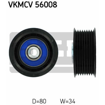 Слика на Лагер затегач лизгач канален ремен SKF VKMCV 56008 за камион Scania P,G,R,T Series G 380, P 380, R 380 - 379 коњи дизел